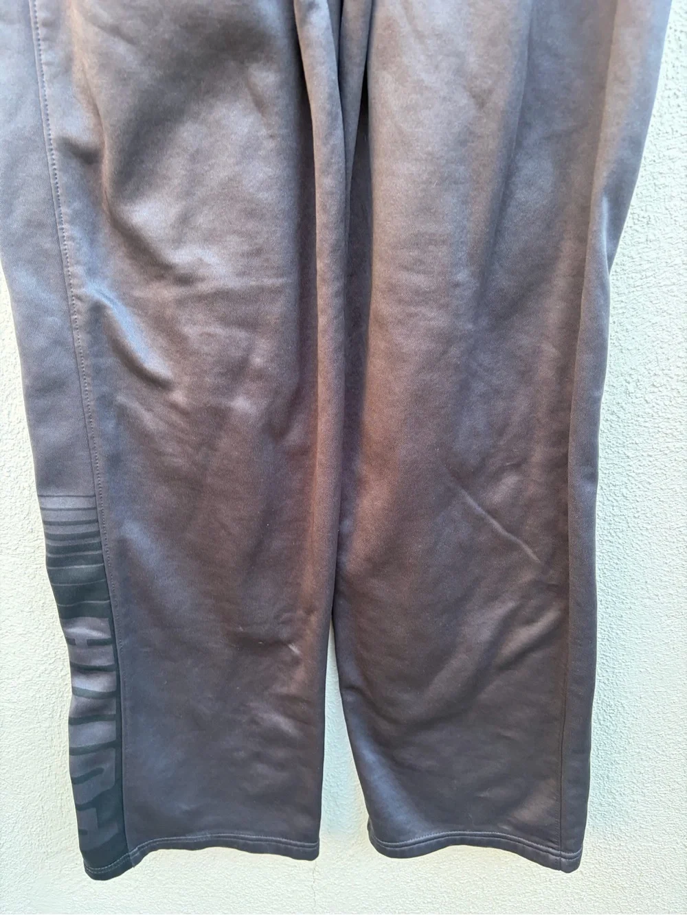 Puma Black Athletic Track Pants with Silver Logo  Kids Unisex Size XL - Picture 13 of 15